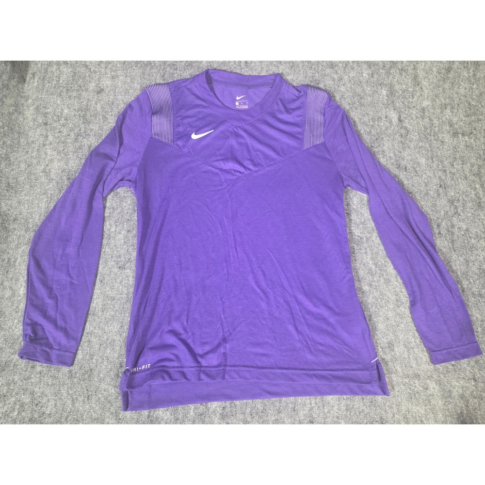 Nike Dri-FIT Soccer Goalkeeper Jersey Mens Medium Purple Long Sleeve CW3539-546